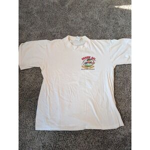 Vintage Raintree Kookie Kal Softball Rules T-Shirt White Single Stitch Large USA